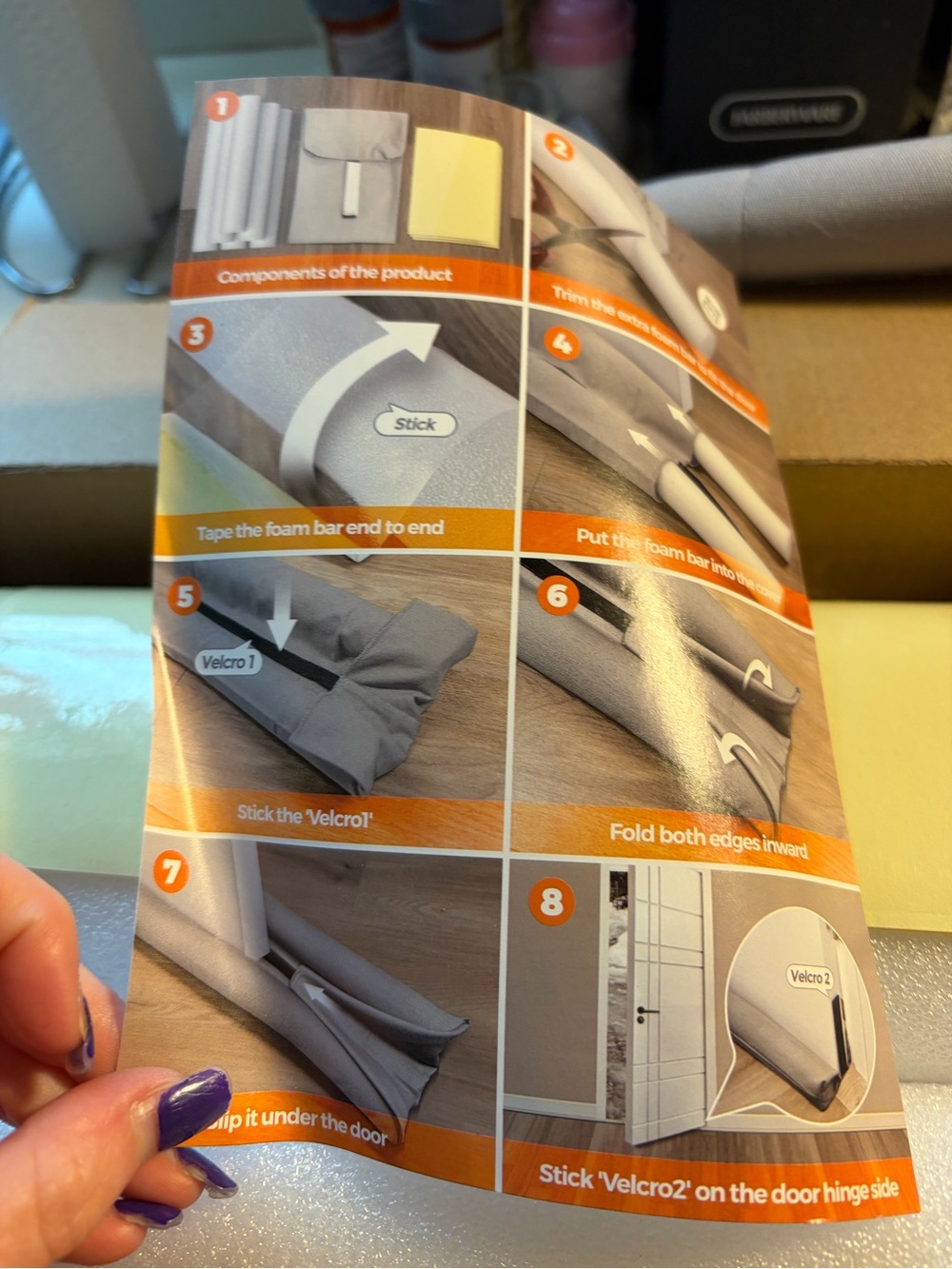 Door Draft Stopper - Picture 3 of 4